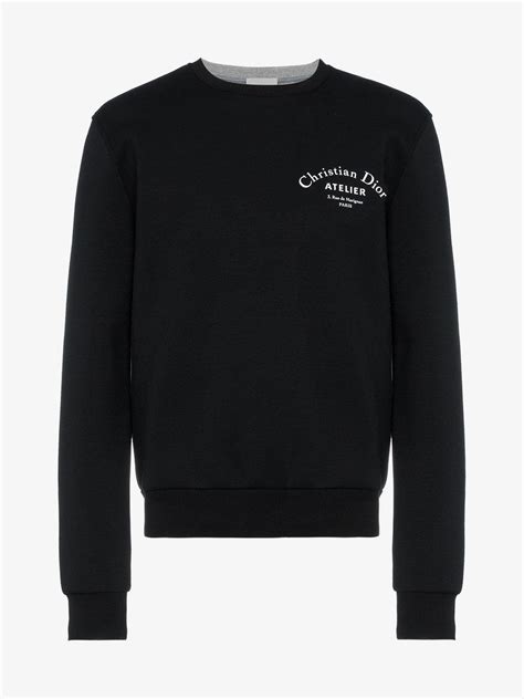 dior crew neck|dior sweatshirts for men.